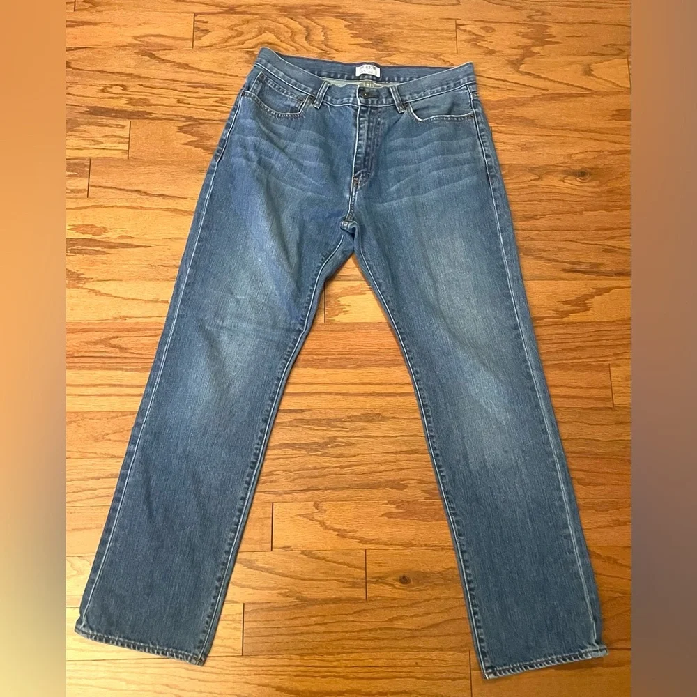 J. Crew- Men's Straight Blue Jeans Size 33